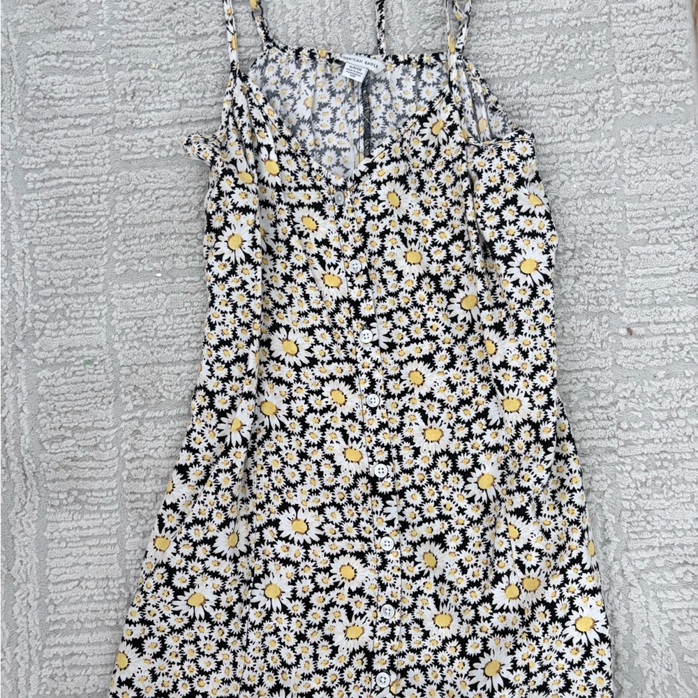 American Eagle Outfitters Floral Mini Dress - Black and White